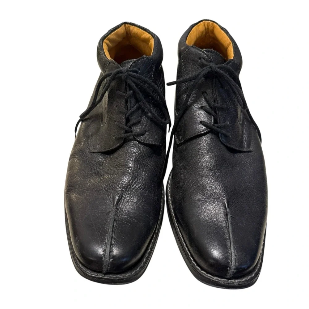 Sandro Black Comfort Soft and Gel low top lace up‎ dressy / casual boots 9D